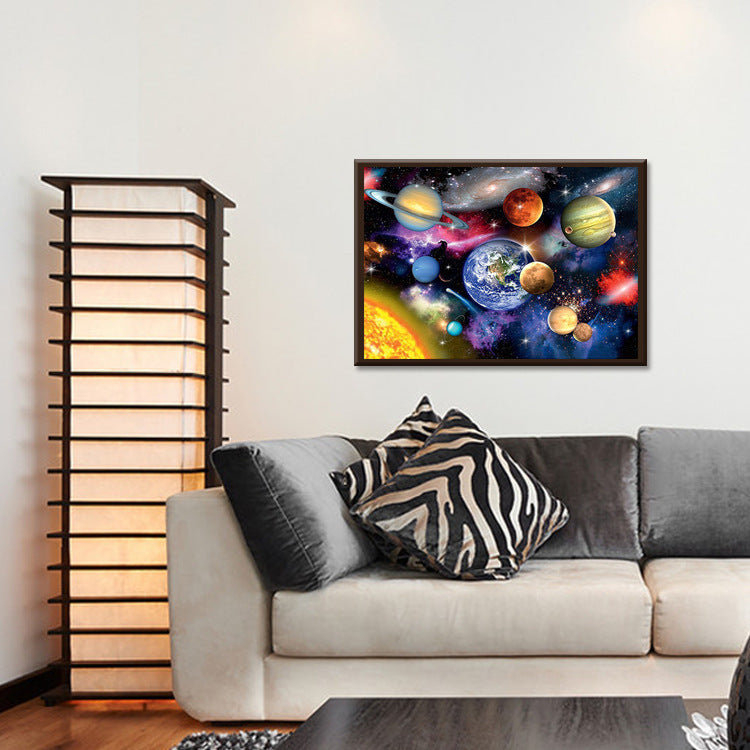 80X60CM - Universal Planet DIY 5D Full Diamond Painting NO Frame