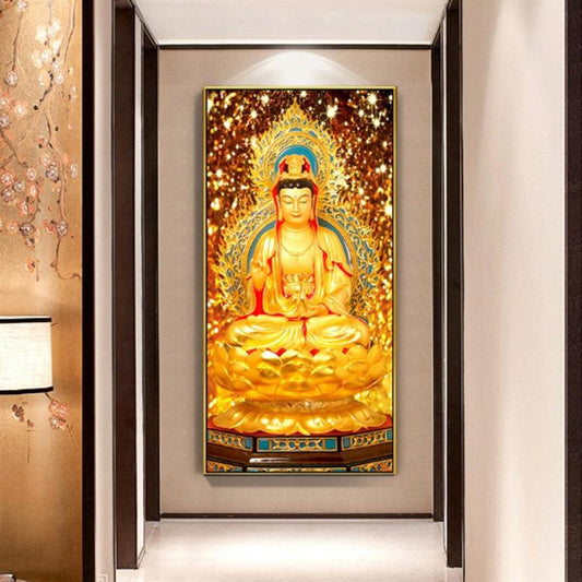 45x70cm Buddha 5d diy diamond painting full drill NO FRAME