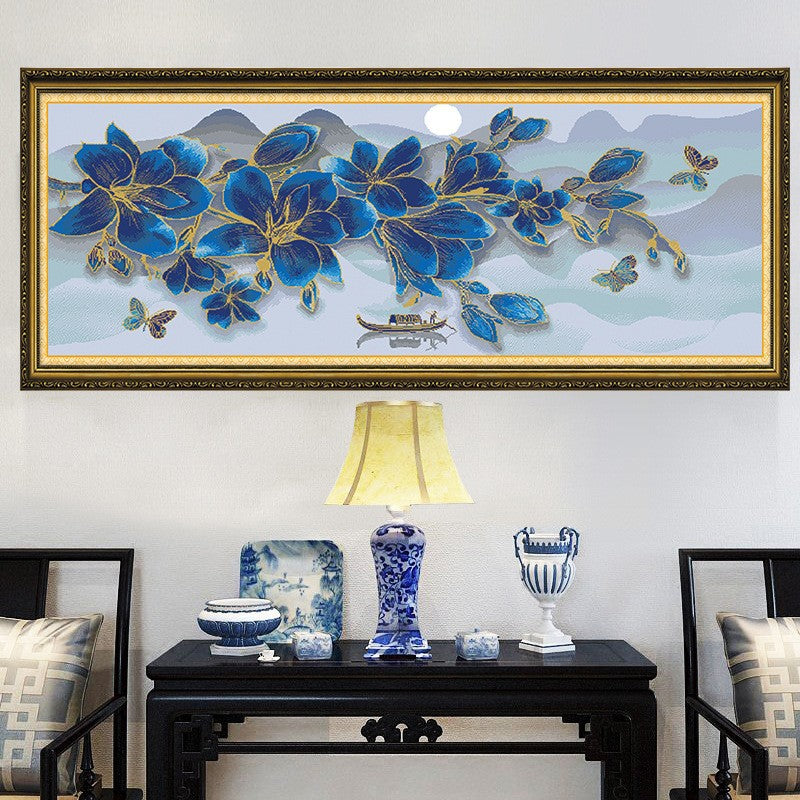 120X50CM - Flower DIY 5D Full Diamond Painting NO Frame