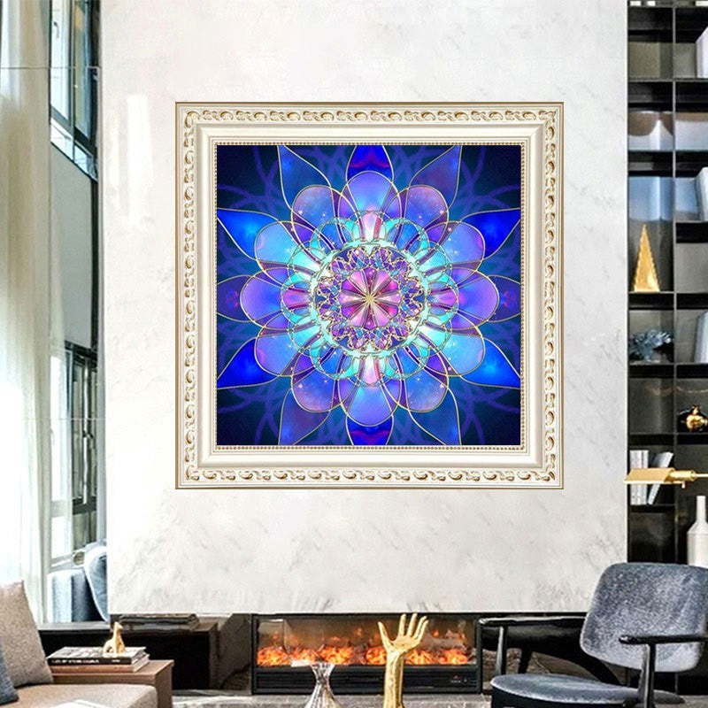 60X60CM -  Flower DIY 5D Full Diamond Painting NO Frame