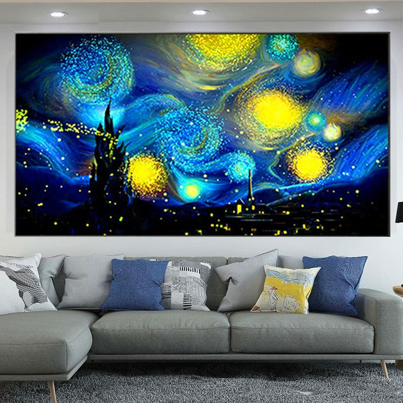 50X100CM - Starry Night DIY 5D Full Diamond Painting NO Frame