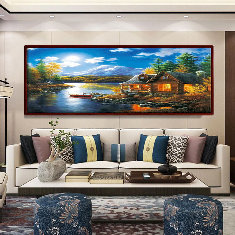 50X100CM - Dream House DIY 5D Full Diamond Painting NO Frame