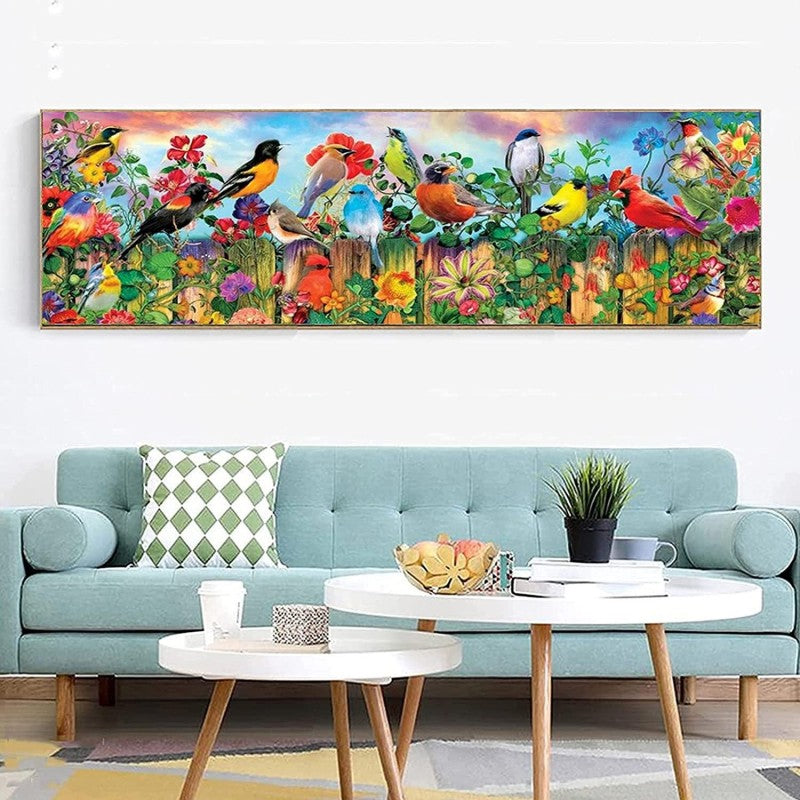 140X50CM -  Bird DIY 5D Full Diamond Painting NO Frame