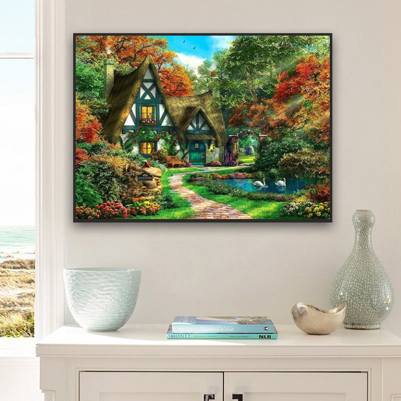 40X50CM - Garden DIY 5D Full Diamond Painting NO Frame