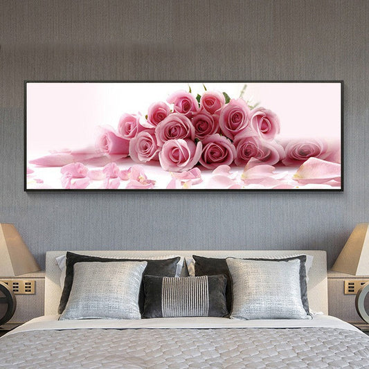 50X150CM - Rose DIY 5D Full Diamond Painting NO Frame