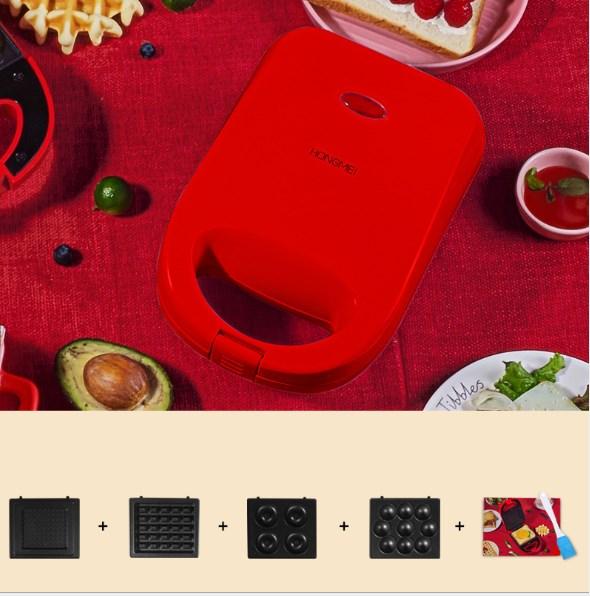 Electric Sandwich Maker Waffle Maker Toaster Baking Multifunction Breakfast Machine Pancake