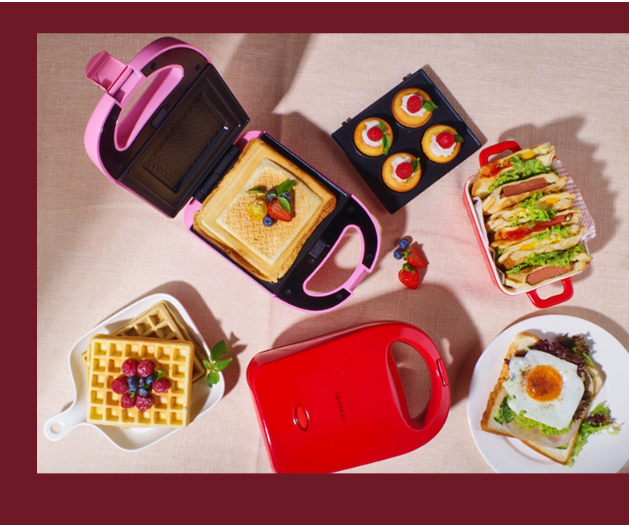 Electric Sandwich Maker Waffle Maker Toaster Baking Multifunction Breakfast Machine Pancake