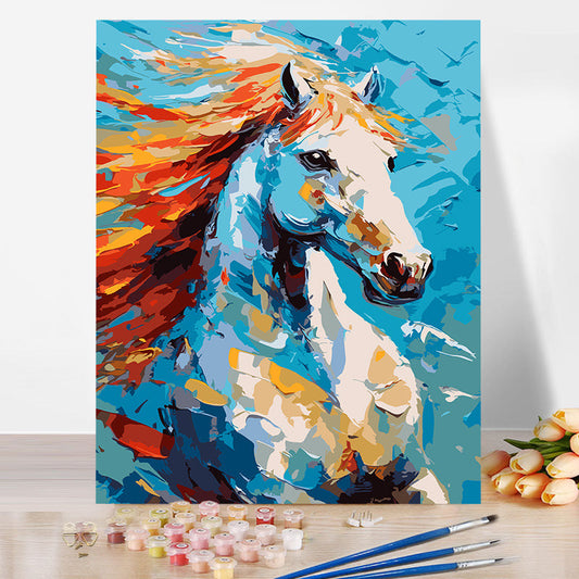 40*50CM Horse No Framed DIY Oil Painting By Numbers