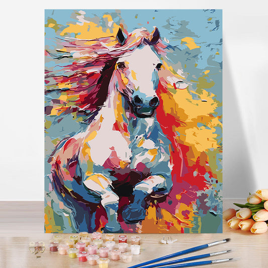 40*50CM Horse No Framed DIY Oil Painting By Numbers