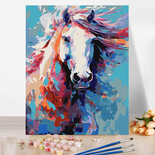 40*50CM Horse No Framed DIY Oil Painting By Numbers