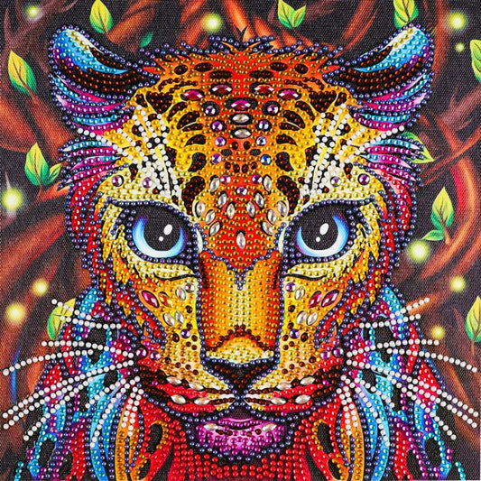 30X40cm cheetah 5D Diamond Painting（ Special beads)