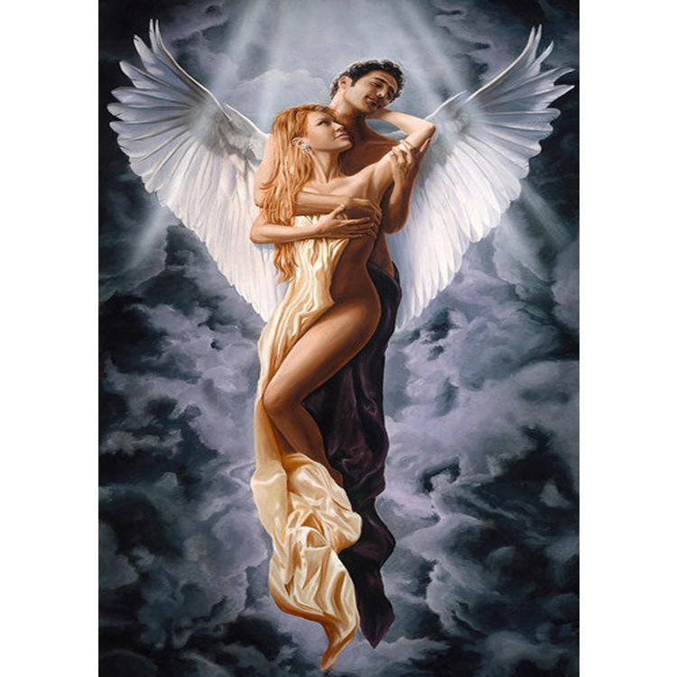 60x80CM Angel Full Diamond Painting NO Frame Round diamond