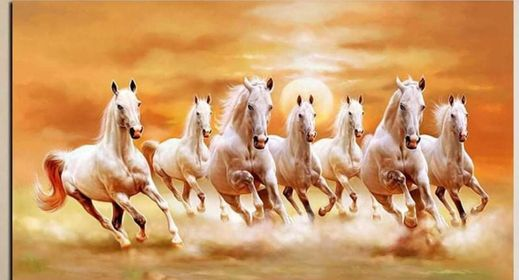 120x50cm horses 5d diy diamond painting full drill NO FRAME