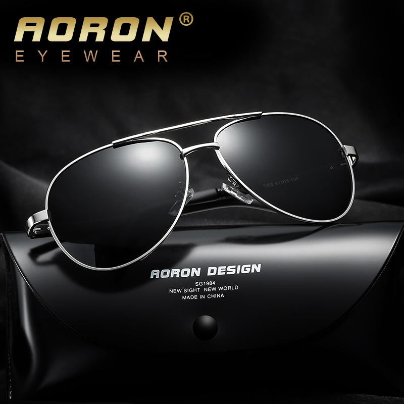 AORON Vingate Men Sunglasses Polarized Women Retro Original Brand Glasses Luxury Goggoles Classic Anti Glare