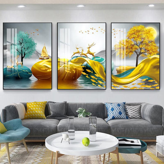 120x60cm Living room  5d diy diamond painting full drill NO FRAME